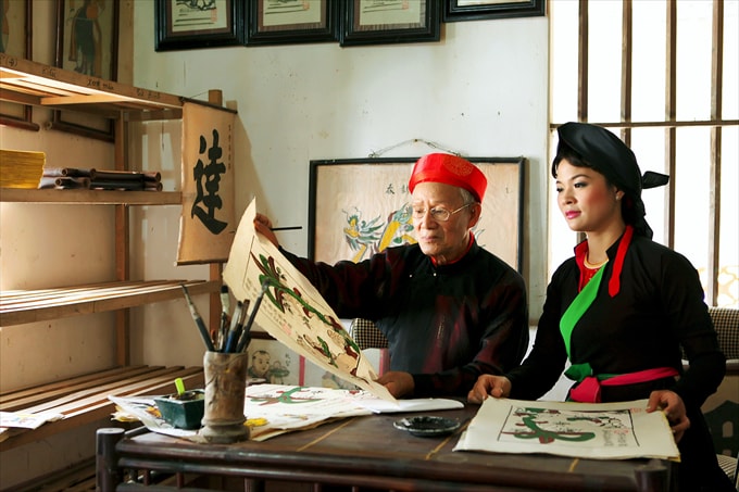 Tranh Đông Hồ - Tác giả: Vũ Quang Bình (Bắc Ninh)