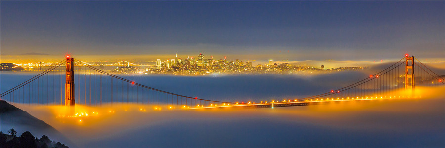 Golden Gate Bridge by Night - Son Nguyen