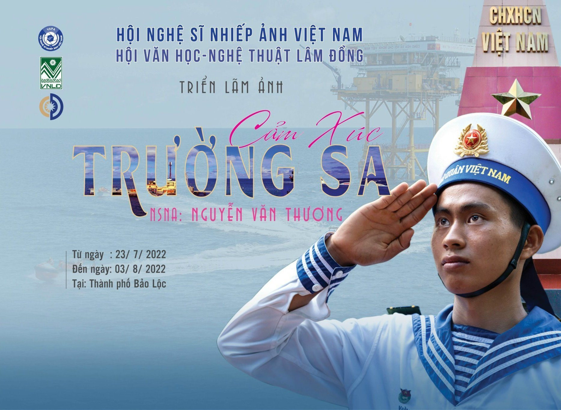 NSNA Nguyễn Văn Thương chuẩn bị tổ chức Triển lãm ảnh nghệ thuật chủ đề “Cảm xúc Trường Sa” tại  TP Bảo Lộc