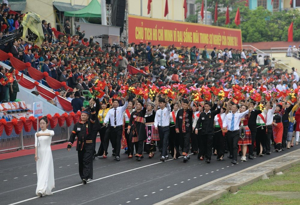 Những hình ảnh Lễ diễu binh, diễu hành kỷ niệm 70 năm Chiến thắng Điện Biên Phủ 