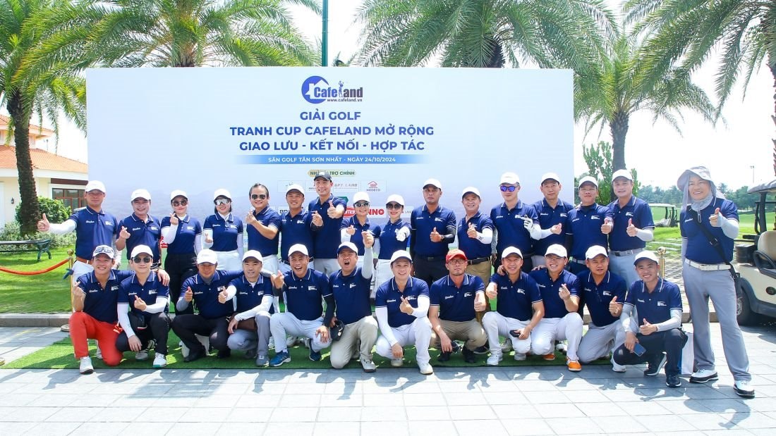 Giải Golf tranh cup CafeLand mở rộng: Cầu nối gắn kết doanh nghiệp