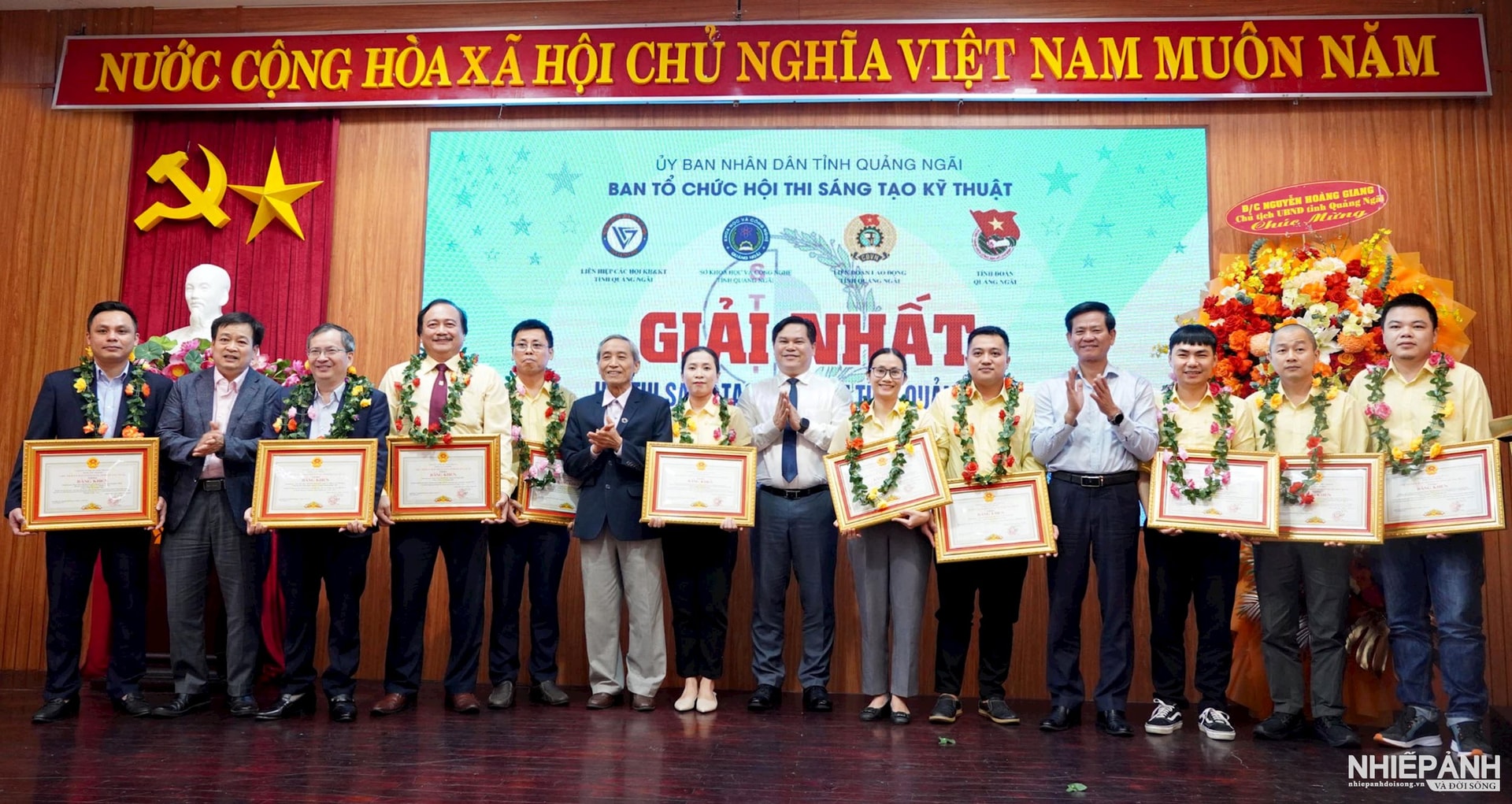 Quảng Ngãi: Trao thưởng 37 giải pháp đoạt giải Hội thi Sáng tạo kỹ thuật tỉnh lần thứ 14