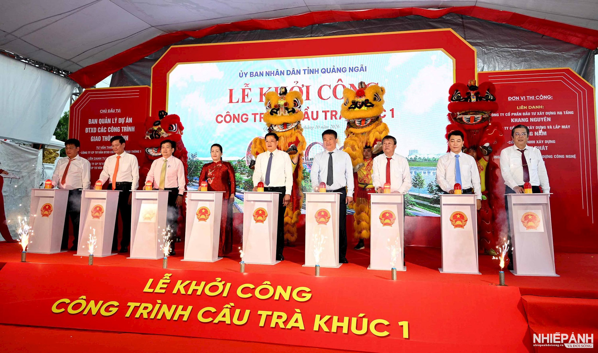 Quảng Ngãi khởi công công trình Cầu Trà Khúc 1