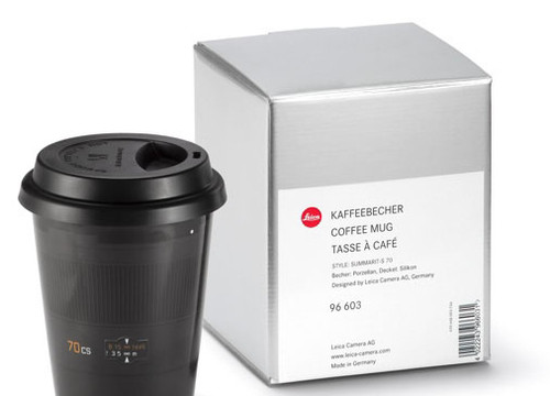 Leica bán cả cốc cafe hình ống kính