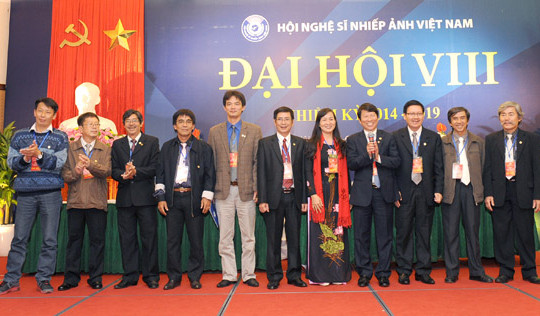 NSNA Vũ Quốc Khánh tái đắc cử Chủ tịch Hội NSNA Việt Nam khóa VIII, nhiệm kỳ 2014 - 2019