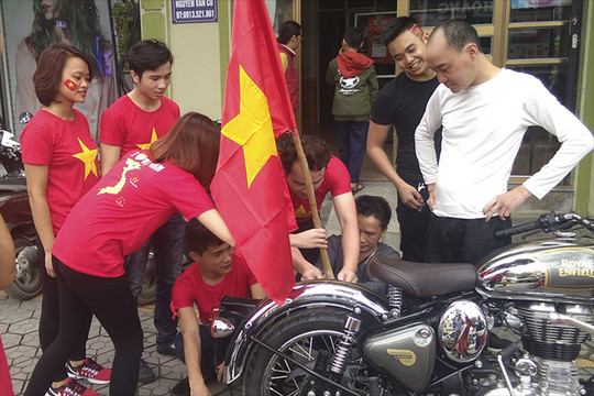 Không khí Trước trận chung kết U23 Việt Nam tại thành phố Vinh