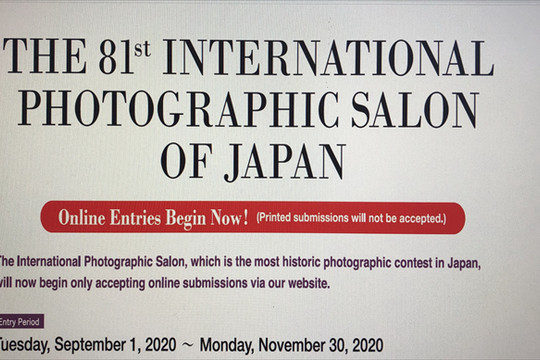 Thể lệ cuộc thi ảnh quốc tế lần thứ 81 tại Nhật Bản.