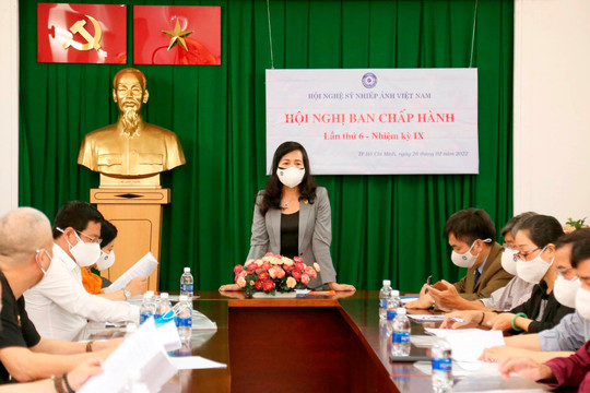 Hội nghị Ban Chấp hành lần thứ 6 nhiệm kỳ IX Hội Nghệ sĩ Nhiếp ảnh Việt Nam