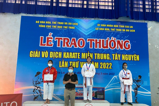Quảng Bình: Đoạt 36 Huy chương tại Giải Vô địch Karate miền Trung - Tây nguyên