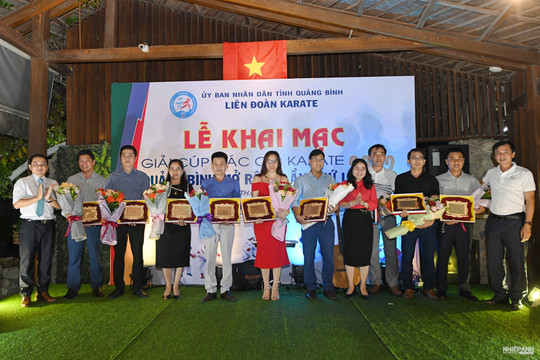 Khai mạc giải Karate Cúp các Câu lạc bộ Quảng Bình mở rộng lần thứ I năm 2022.