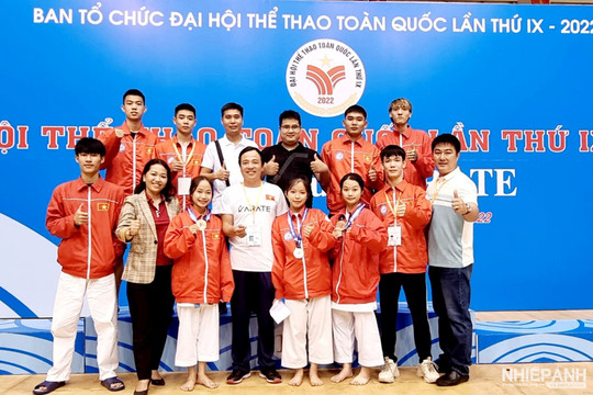 Karate Quảng Bình xuất sắc giành huy chương Đồng tại Đại hội Thể thao toàn quốc 2022