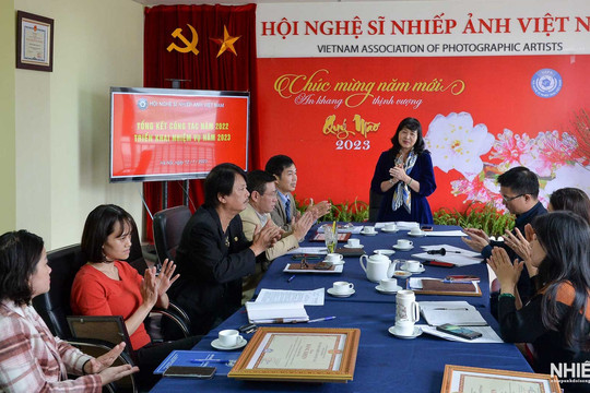 Cơ quan Văn phòng Hội Nghệ sĩ Nhiếp ảnh Việt Nam tổng kết công tác năm 2022- Triển khai kế hoạch hoạt động năm 2023
