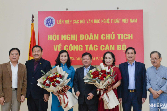 NSNA Trần Thị Thu Đông được bầu giữ chức Phó Chủ tịch Liên hiệp các Hội Văn học Nghệ thuật Việt Nam