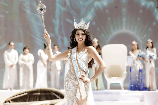 Người đẹp Trần Thị Thu Uyên đăng quang Hoa hậu Đại dương Việt Nam 2023