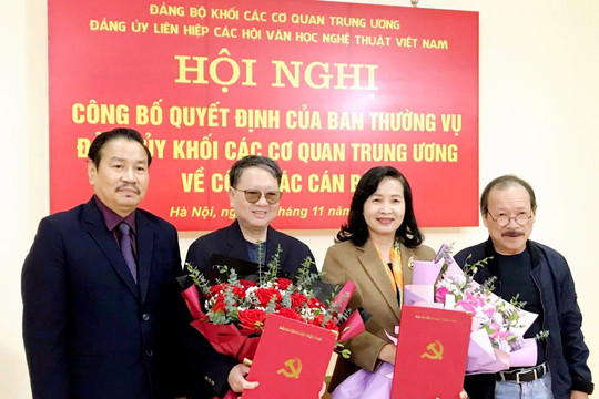 NSNA Trần Thị Thu Đông được bầu bổ sung vào Ban Chấp hành Đảng uỷ Liên hiệp các hội Văn học Nghệ thuật Việt Nam