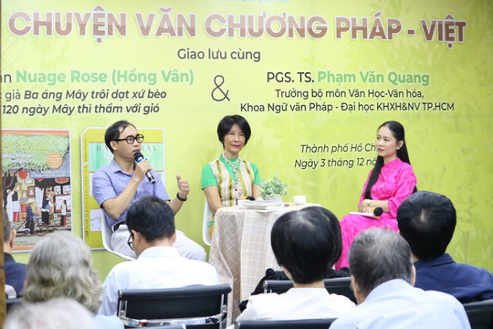 Trò chuyện văn chương nhân dịp 50 năm kỷ niệm thiết lập quan hệ ngoại giao Việt Pháp
