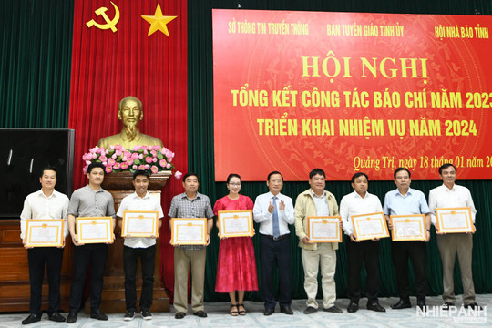 Quảng Trị: Hội nghị tổng kết công tác báo chí năm 2023, triển khai nhiệm vụ năm 2024