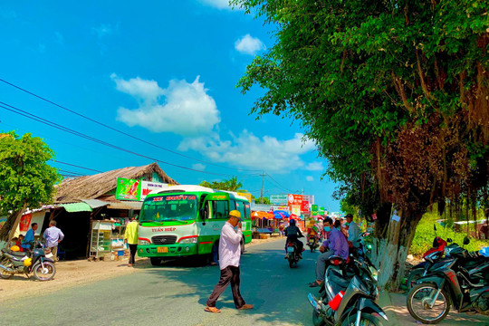 Chuyến xe buýt liên huyện Cà Mau – Sông Đốc: Hành trình ngập tràn vẻ đẹp làng quê