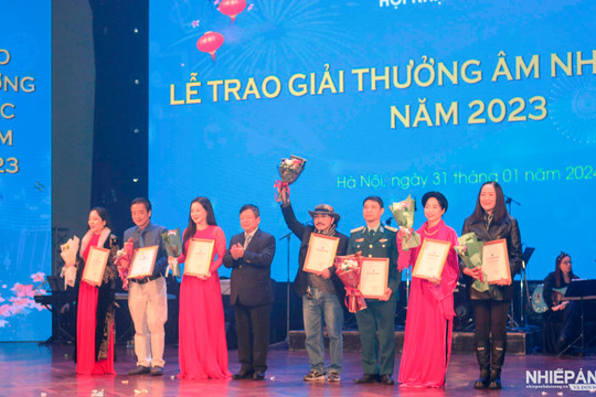 Hội Nhạc sĩ Việt Nam trao giải cho 93 nhạc sĩ xuất sắc nhất năm 2023