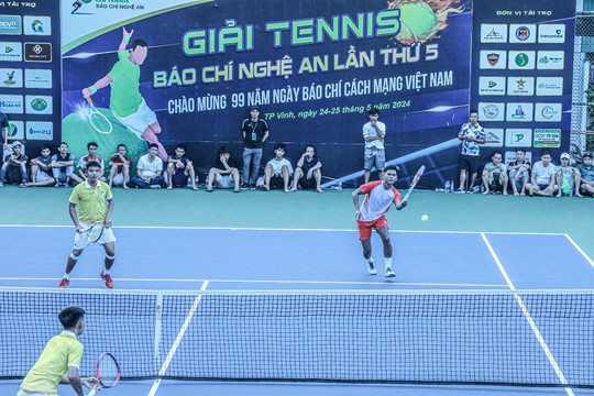 Giải Tennis báo chí Nghệ An năm 2024: kịch tính và thành công