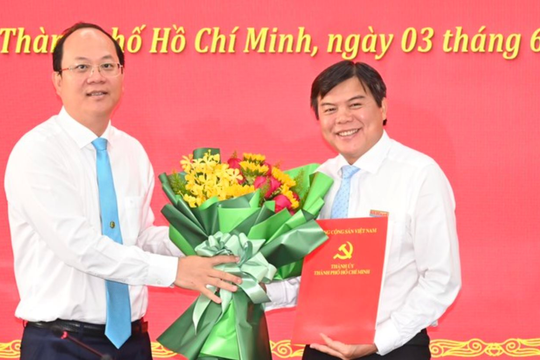 Bổ nhiệm ông Tăng Hữu Phong làm Phó  Ban Tuyên Giáo Thành ủy TP. HCM