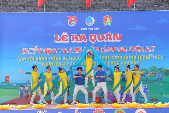 Tuổi trẻ Kon Tum với chiến dịch Thanh Niên tình nguyện hè 2024

