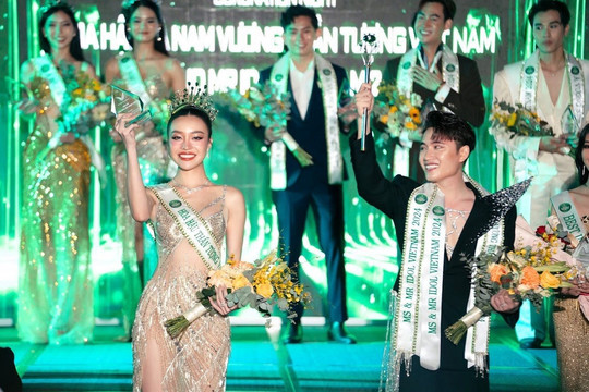 Nguyễn Thị Thùy Vi đăng quang Hoa Hậu cuộc thi “Hoa Hậu và Nam Vương Thần tượng Việt Nam” 2024
