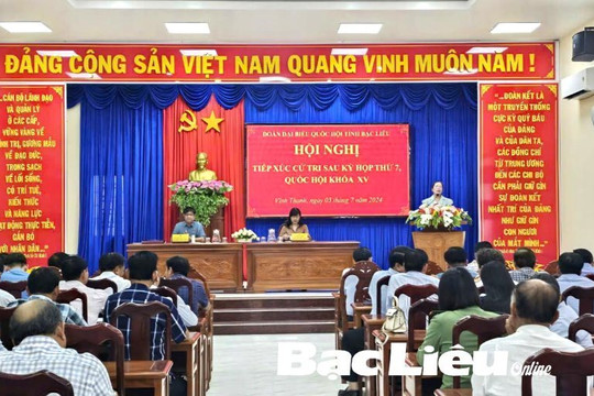 ĐBQH Trần Thị Thu Đông tiếp xúc cử tri 2 huyện Hồng Dân và Phước Long