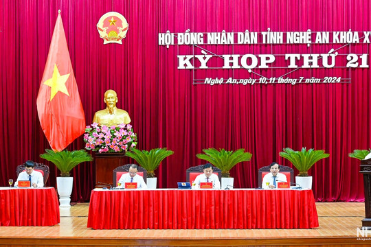 Những đổi mới trong tổ chức Kỳ họp lần thứ 21 của HĐND tỉnh Nghệ An khoá XVIII (nhiệm kỳ 2021-2026)