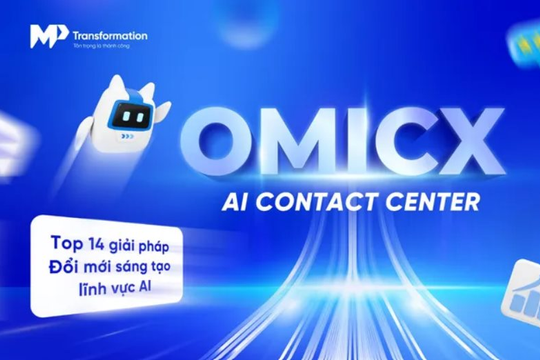 OmiCX: Bước đột phá trong công nghệ AI Contact Center vinh dự vào top 14 giải pháp đổi mới sáng tạo