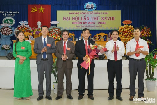 Đại hội Đảng bộ Công ty Lệ Ninh khóa XXVIII (2025-2030)