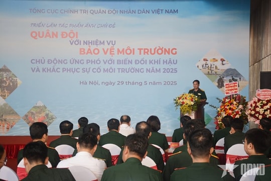 Triển lãm ảnh "Quân đội với nhiệm vụ bảo vệ môi trường"