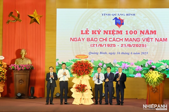 Quảng Bình long trọng tổ chức Lễ kỷ niệm 100 năm Ngày Báo chí Cách mạng Việt Nam