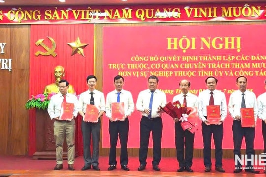 Đồng chí Võ Nguyên Thủy giữ chức vụ Tổng Biên tập Báo và Phát thanh – Truyền hình Quảng Trị