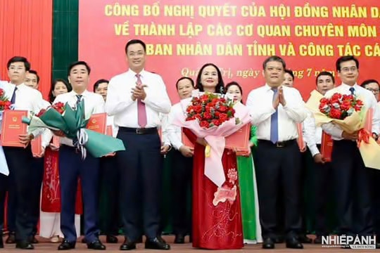 Tiến sĩ, Nhà giáo Ưu tú Lê Thị Hương tiếp tục giữ chức Giám đốc Sở GD&ĐT tỉnh Quảng Trị