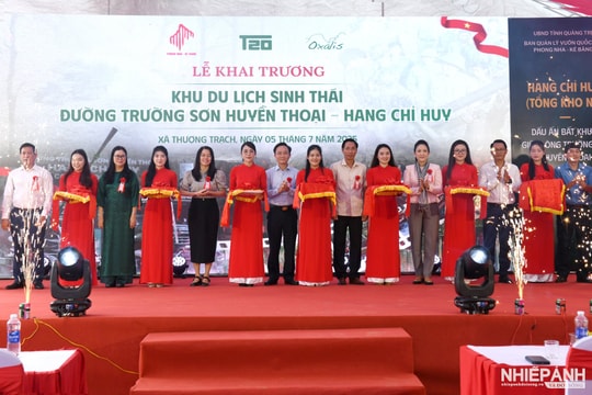 Quảng Trị: Khai trương khu du lịch sinh thái “Đường Trường Sơn huyền thoại – Hang chi huy”