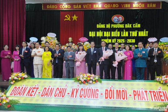 Đại hội Đảng bộ phường Đăk Cấm, tỉnh Quảng Ngãi 

