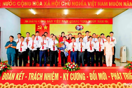 Quảng Trị: Xã Lệ Ninh quyết tâm đưa Nghị quyết Đại hội Đảng bộ lần thứ I vào cuộc sống
