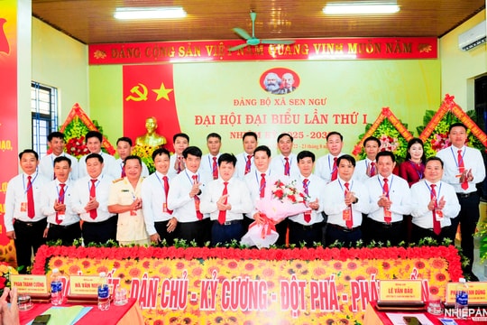 Quảng Trị: Đại hội Đảng bộ xã Sen Ngư lần thứ I thành công tốt đẹp – Khát vọng phát triển nhanh và bền vững