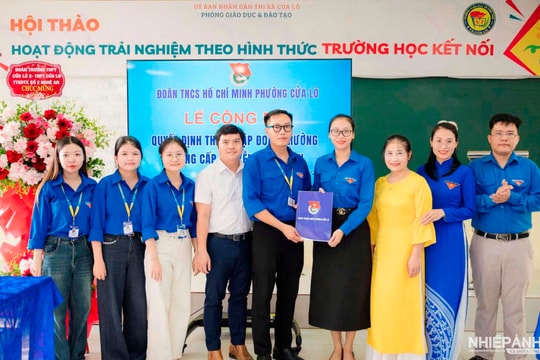 Lễ công bố quyết định thành lập Đoàn trường Trường Trung cấp Nguyễn Tất Thành 