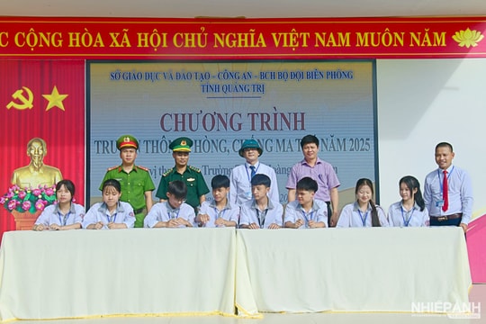 Quảng Trị: Lan tỏa thông điệp “Nói không với ma túy” trong học đường
