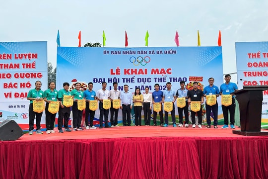 TP.HCM: Xã Bà Điểm tổ chức chào mừng Đại hội TDTT Lần thứ I