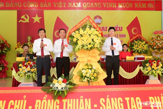 (Ảnh) Quảng Trị: Khai mạc Đại hội đại biểu Mặt trận tổ quốc Việt Nam xã Lệ Ninh lần thứ I, nhiệm kỳ 2025 - 2030
