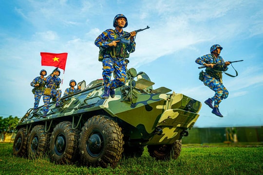Chất lính trong ảnh Vũ Tiến Dũng