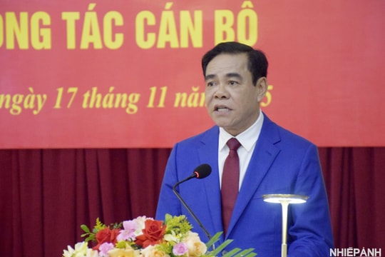 Đồng chí Võ Trọng Hải giữ chức Phó Bí thư Tỉnh ủy Nghệ An