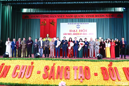 Đại hội Văn học Nghệ thuật tỉnh Thái Nguyên lần thứ I, nhiệm kỳ 2025 - 2030 thành công tốt đẹp
