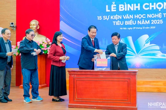 Bình chọn 15 sự kiện Văn học nghệ thuật tiêu biểu năm 2025