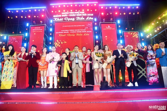 Chương trình nghệ thuật “Quảng Ngãi chào năm mới 2026”