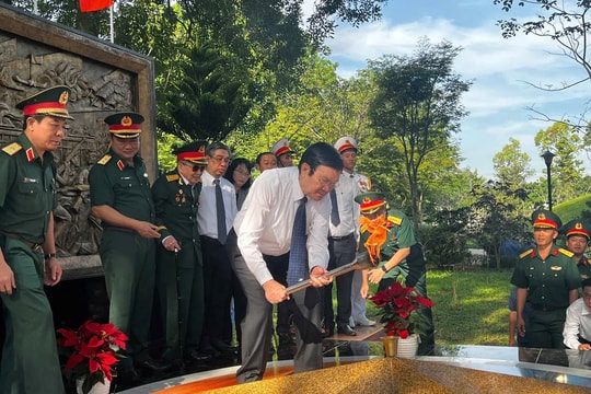 Khánh thành Bia tưởng niệm cán bộ, chiến sĩ Biệt động Sài Gòn – Gia Định