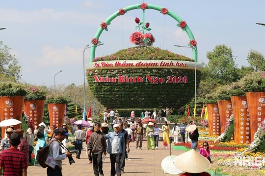 Festival hoa – kiểng Sa Đéc đón gần 1,2 triệu lượt khách